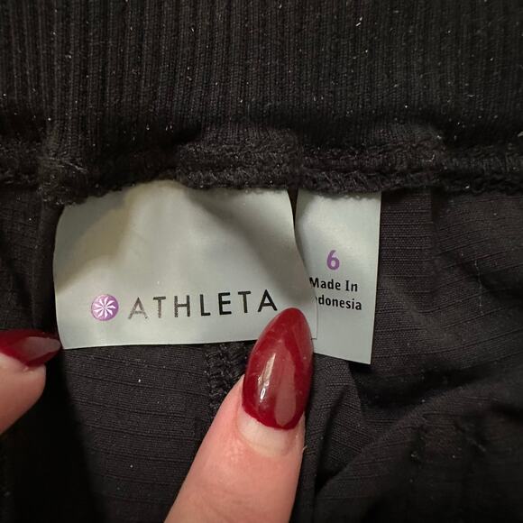 Athleta black cargo jogger pants size 6 - Picture 6 of 11